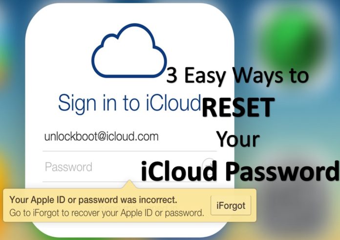 how do i find my icloud email password