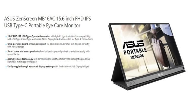 ASUS MB16AC specifications