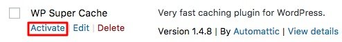 activate-wp-super-cache-plugin-using-ftp