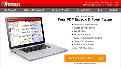 PDFescape Free PDF Editor Review and its Alternatives 1