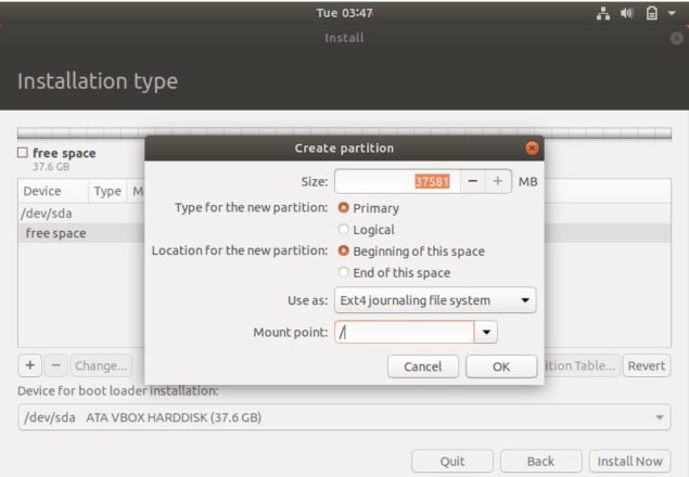 Easy Guide How to Install Ubuntu Desktop 18.04 9