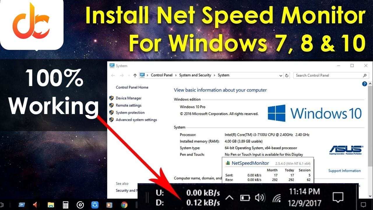 Net speed monitor for windows 10 download