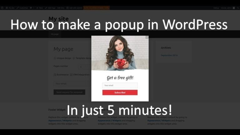 How to make a popup in WordPress in just 5 minutes