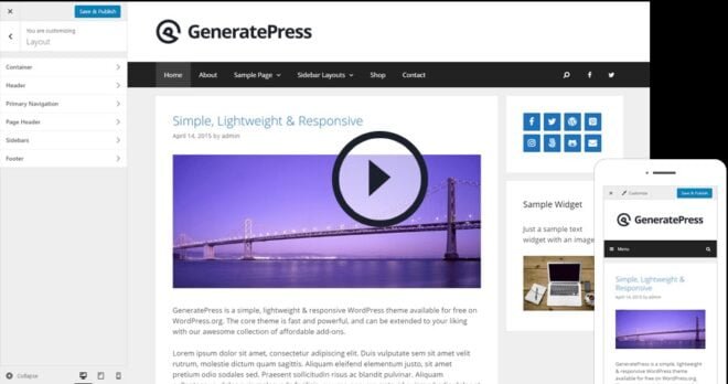 Review of GeneratePress Premium Themes