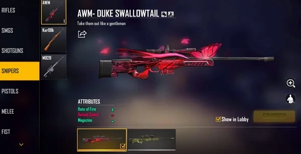 Best Free Fire Weapon Skins 2021 4