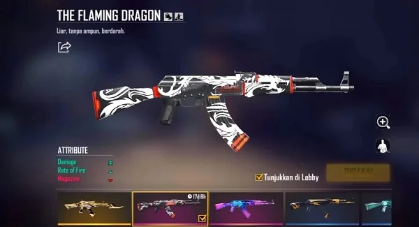 Best Free Fire Weapon Skins 2021 8